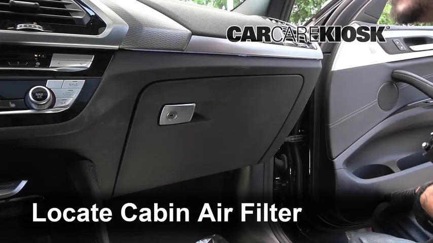 2021 BMW X4 M 3.0L 6 Cyl. Turbo Filtre à air (intérieur)